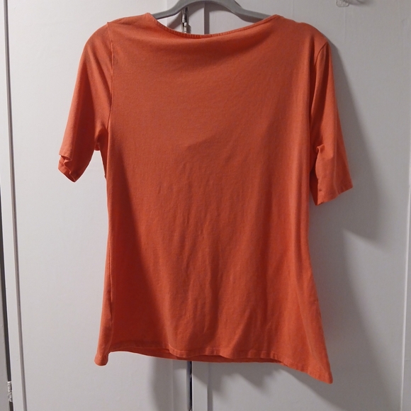 ELLE Crossover Short Sleeve Tee Rose of Sharon Women's Sz XL - Picture 4 of 11